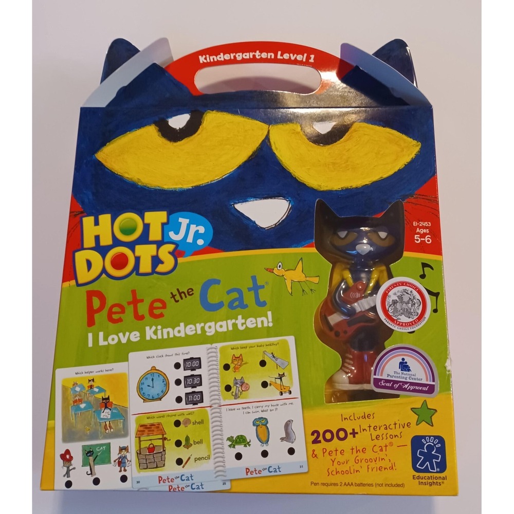 HOT DOTS JR PETE the CAT - I LOVE KINDERGARTEN